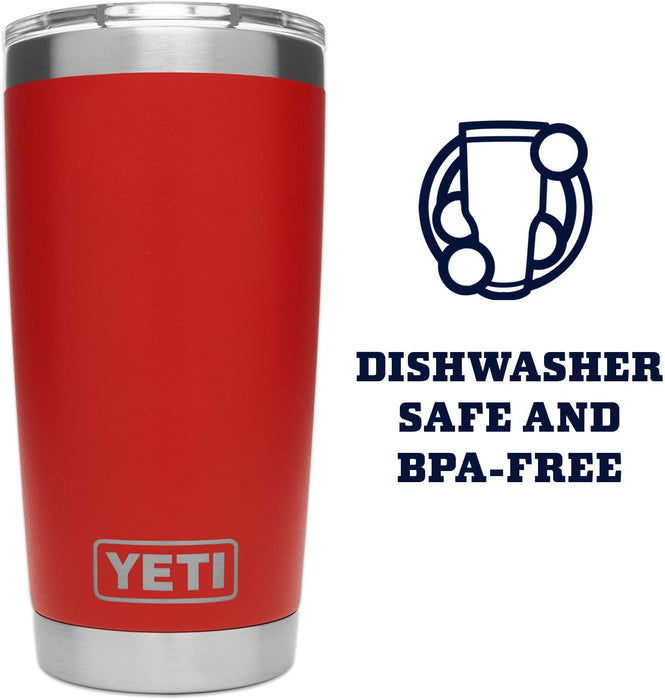 YETI Rambler 20 oz Tumbler, Stainless Steel