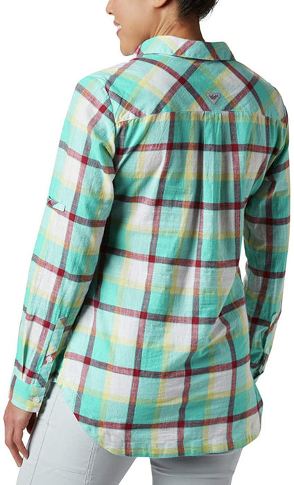 Columbia Womens Coral Springs Ii Woven Long Sleeve