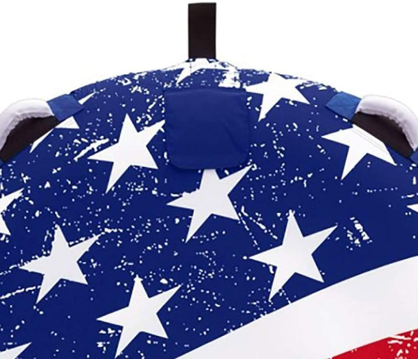 SportsStuff Stars & Stripes Inflatable 1 Rider Watersports Towable Tube (3 Pack)