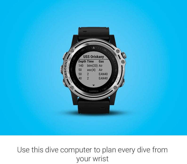 Garmin Descent Mk1, Watch-Sized Dive Computer with Surface GPS, Includes Fitness Features
