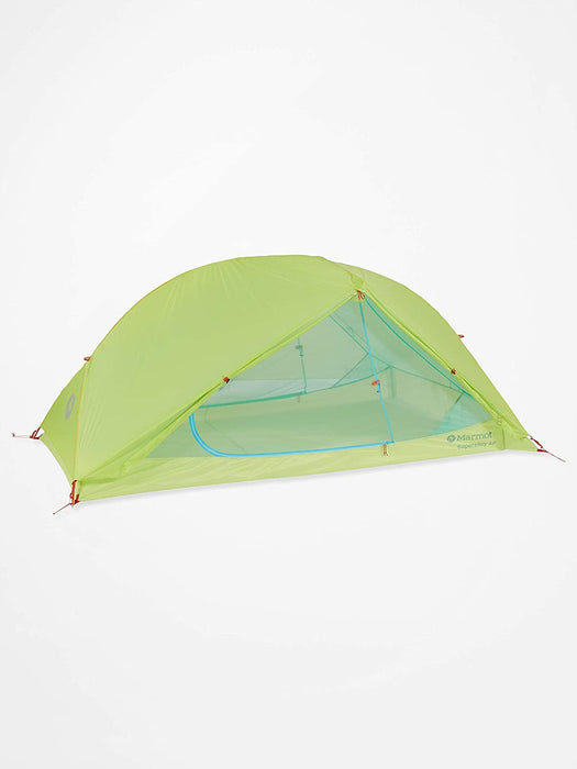 Marmot Unisex's Superalloy 2P Ultralight 2 Person, Small 2 Man Trekking, Camping Tent, Absolutely Waterproof, Green Glow
