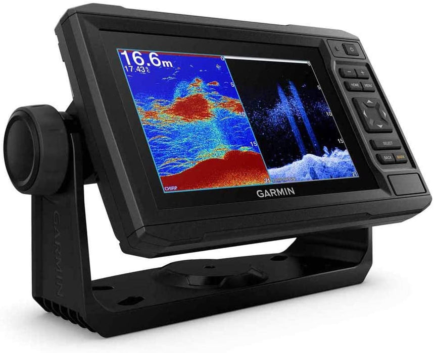 Garmin ECHOMAP UHD 62Cv, 6" Keyed Chartplotter with Worldwide Basemap and GT24UHD-TM Transducer
