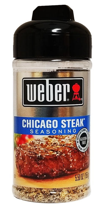 Weber Chicago Steak Seasoning, 5.5 oz (Pack of 4)