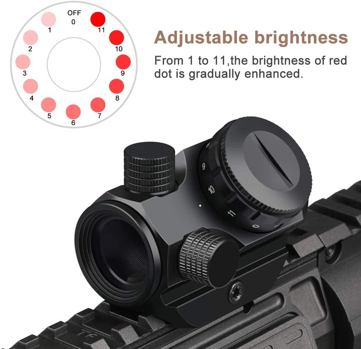 MARMOT Red Dot Sight 2 MOA Micro Red Dot Sight 1x22 Compact Scope 11 Brightness Sight