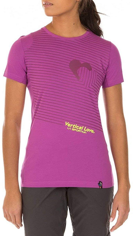 La Sportiva Vertical Love T-Shirt - Women's, Purple, Small, I78-500500-S
