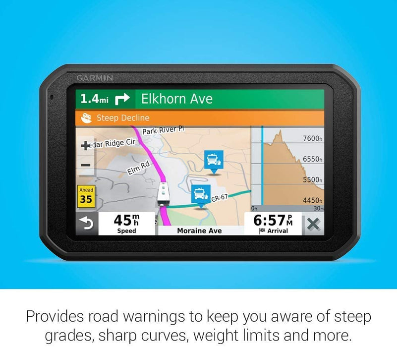 Garmin RV 785 & Traffic, Advanced GPS Navigator for RVs with Built-in Dash Cam, 7" Touch Display and Voice-Activated Navigation Protective Accessory Kit