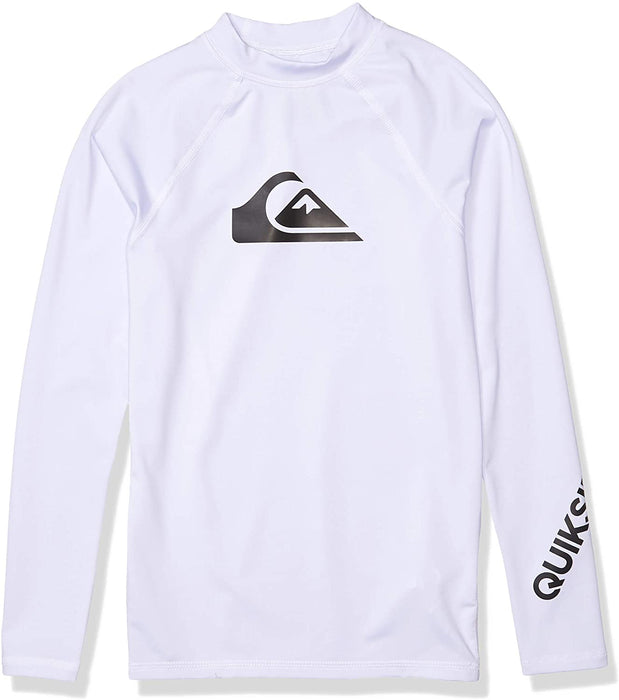 Quiksilver Boys' Big Time Long Sleeve Youth Rashguard Surf Shirt