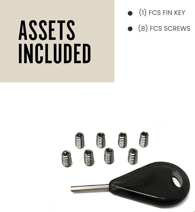 South Bay Board Co. - Premium Surfboard Fins - Standard & Premium 4 Fin Quad FCS Surf Fins - Fins fit All Surfboards That use FCS & FCSII Fin Boxes (4 Fin Quad Set)