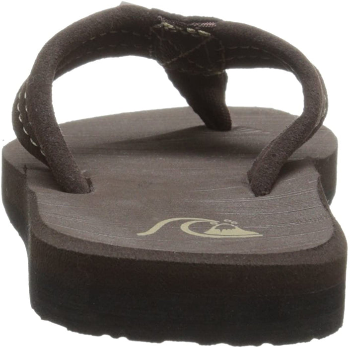 Quiksilver Kids' Carver Suede Youth Flip-Flop Sandal