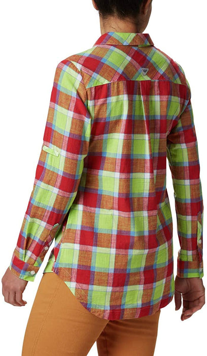 Columbia Womens Coral Springs Ii Woven Long Sleeve
