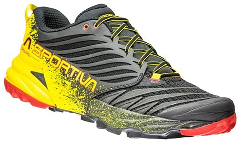 La Sportiva Women's Akasha Fitness Shoes, Multicolour (Black/Yellow 000)