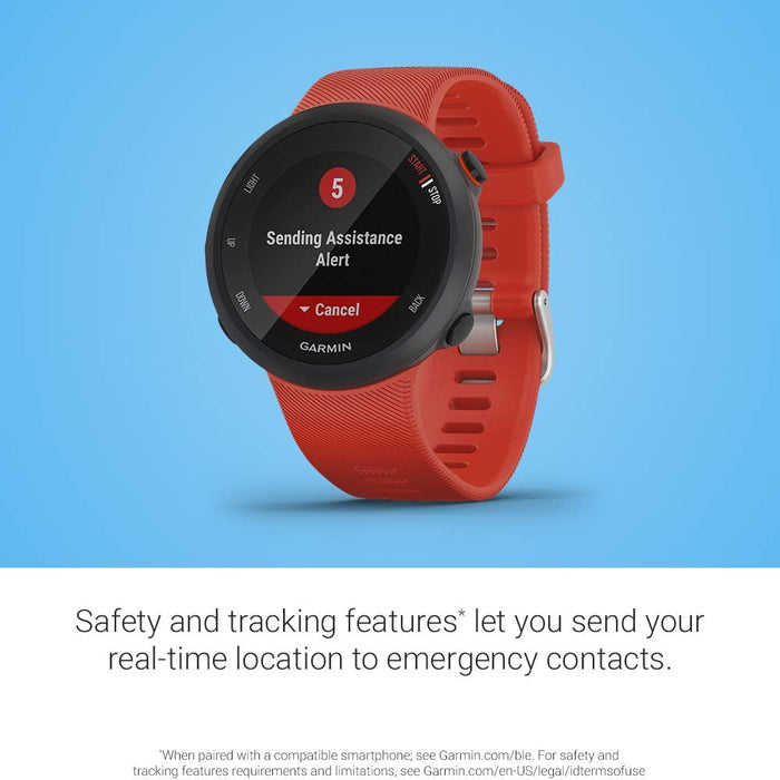 Garmin Forerunner 45S, 39mm Easy-to-use GPS Running Watch with Coach Free Training Plan Support