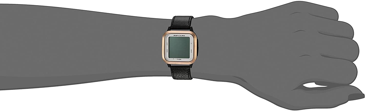 Rip Curl Women's Quartz Sport Watch with Silicone Strap, Black, 22.1 (Model: A1142GRSG1SZ)