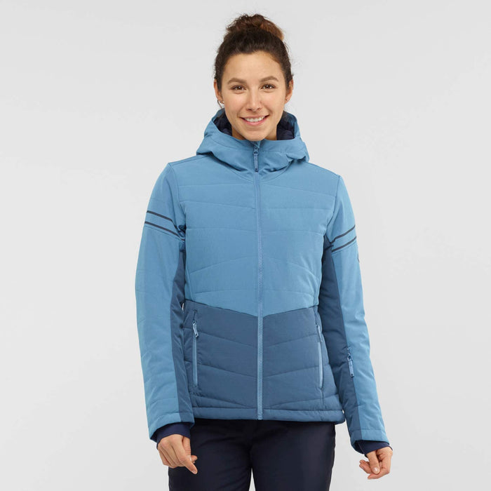 Salomon Edge Women's Ski Jacket, Icy Morn/Heather