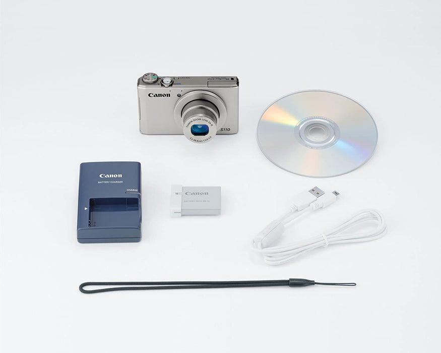 Canon PowerShot S110 12MP Digital Camera with 3-Inch LCD (Black)