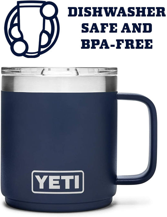 YETI Rambler 10 oz Stackable Mug, Stainless Steel