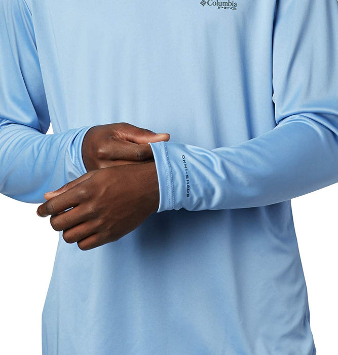 Columbia Men's Terminal Tackle PFG State Triangle Long Sleeve, Moisture Wicking