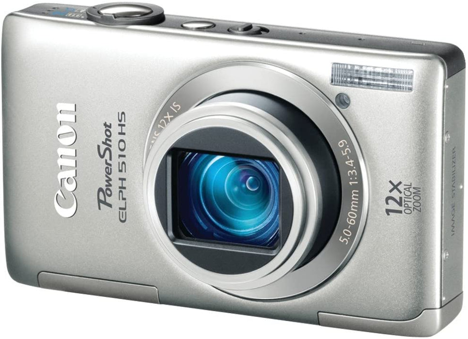 Canon PowerShot ELPH 510 HS 12.1 MP CMOS Digital Camera with Full HD Video and Ultra Wide Angle Lens (Black)