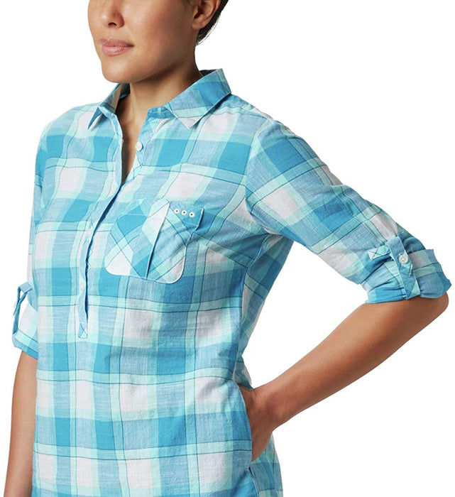 Columbia Womens Coral Springs Ii Woven Long Sleeve
