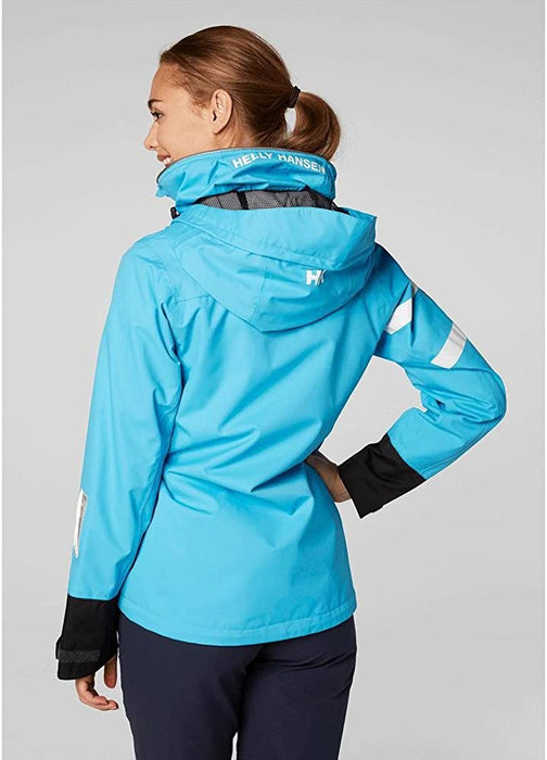 Helly Hansen Women's Salt Waterproof Windproof Breathable Performance Sailing Rain Jacket with Hood