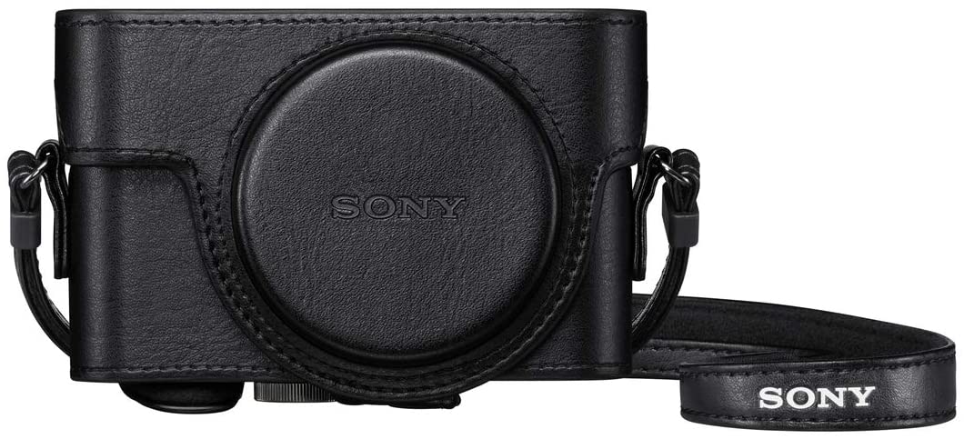 Sony Premium Jacket Case (LCJRXK/B) for RX100 Series Digital Still Cameras, Black, Small