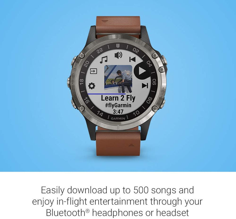 Garmin D2 Delta, GPS Pilot Watch, Includes Smartwatch Features, Heart Rate and Music