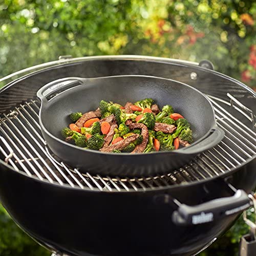 Weber 7425 Gourmet BBQ System Wok,Black