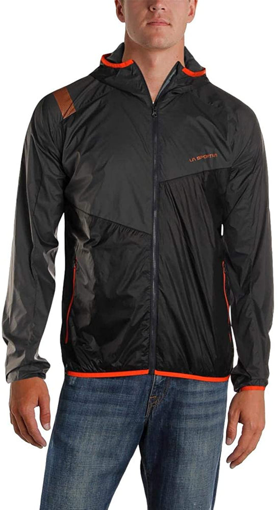 La Sportiva Mens Joshua Tree Spring Climber Windbreaker Jacket Gray M