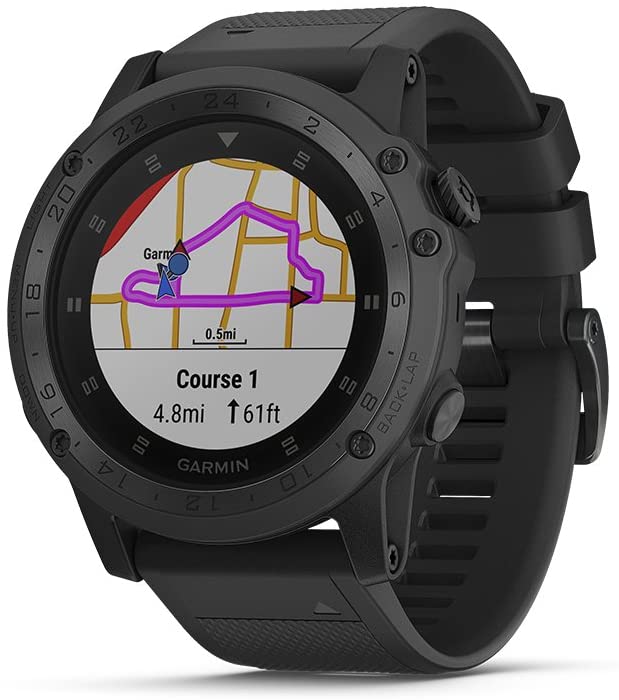 Garmin Tactix Charlie, Premium GPS Watch with Tactical Functionality, Night Vision Goggle Compatibility, TOPO Mapping and Other Tactical-specific Features