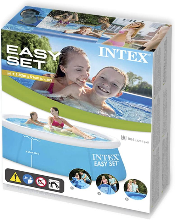 Intex 6ft x 20in Easy Set Swimming Pool #28101