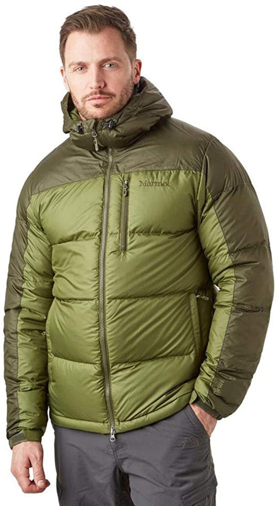 Marmot Mens Guides Down Hoody Bomber Green/Forest Night (Medium)