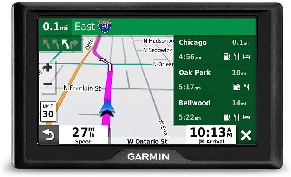 Garmin Drive 52: GPS Navigator with 5†Display Features Easy-to-Read menus and maps Plus Information to enrich Road Trips Bundle with Garmin Friction Mount