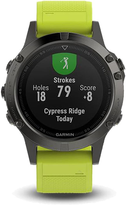 Garmin Gift Pack Fenix 5 GPS Multisport Watch Bundle | Includes Fenix 5 Watch USB Charging Data Cable