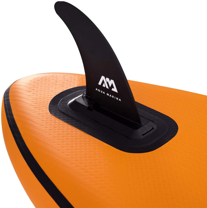 Aqua Marina Magma Inflatable Stand Up Paddle Board 10'10" (6" Thick) | Includes Double Action Pump, Magic Backpack, Slide-in Center Fin, Sports III Paddle, Safety Leash
