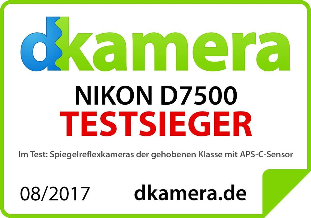 Nikon D7500 Digital DSLR Camera Body - Black