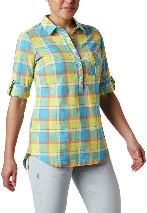 Columbia Womens Coral Springs Ii Woven Long Sleeve