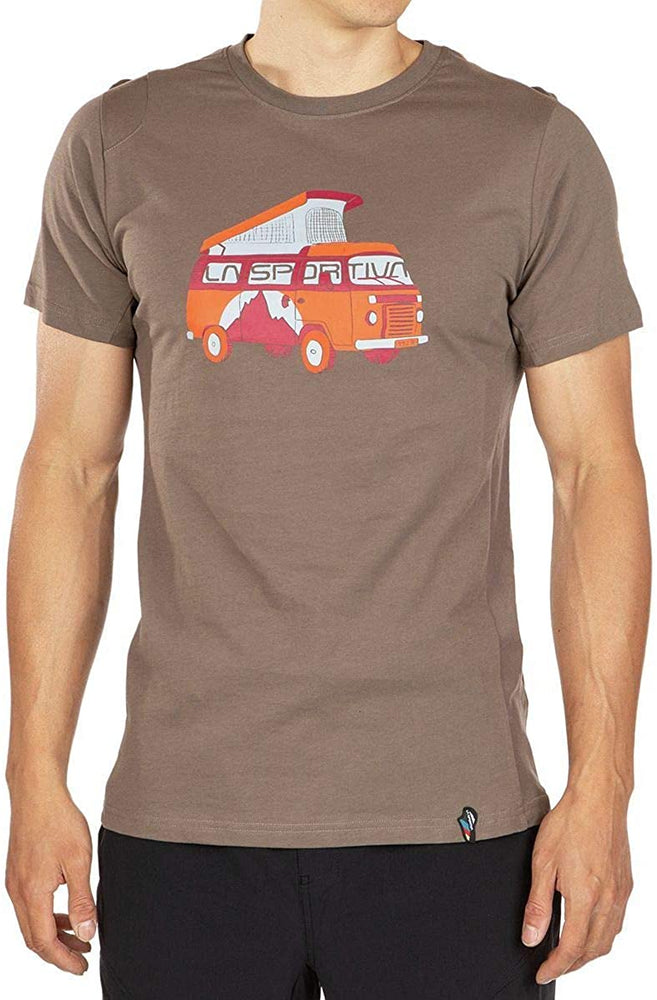 La Sportiva Men's Van 2.0 T-Shirt - Falcon Brown - S