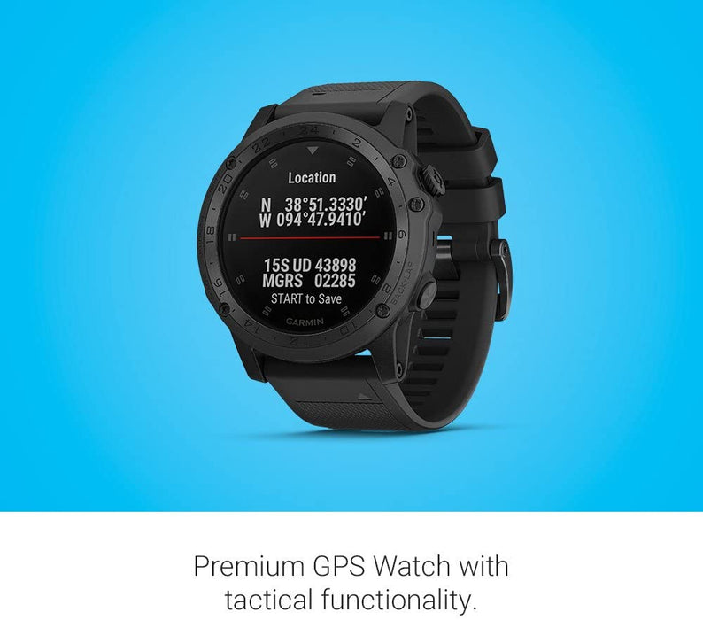 Garmin Tactix Charlie, Premium GPS Watch with Tactical Functionality, Night Vision Goggle Compatibility, TOPO Mapping and Other Tactical-specific Features