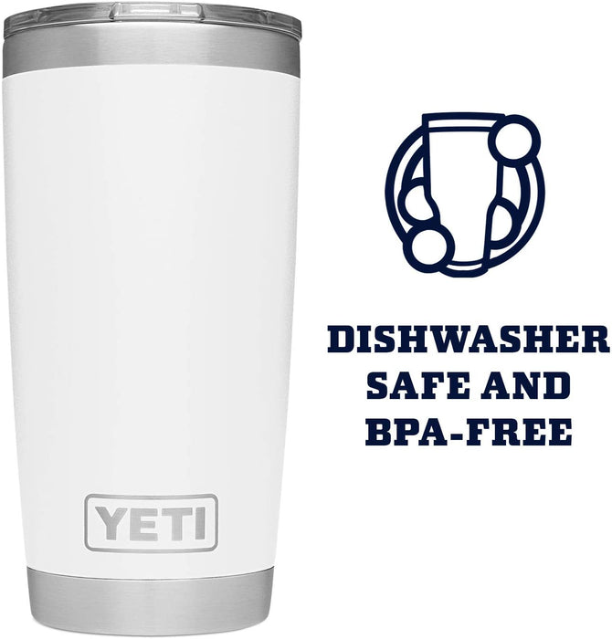 YETI Rambler 20 oz Tumbler, Stainless Steel