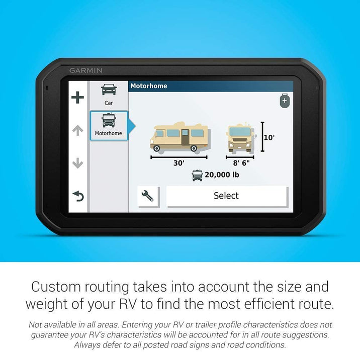 Garmin RV 785 & Traffic, Advanced GPS Navigator for RVs with Built-in Dash Cam, 7" Touch Display and Voice-Activated Navigation Protective Accessory Kit
