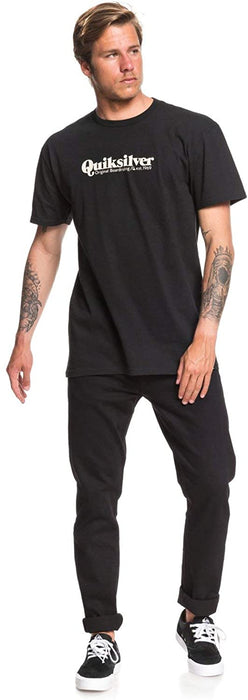 Quiksilver Men's Modern Script TEE, Black, XX-Large