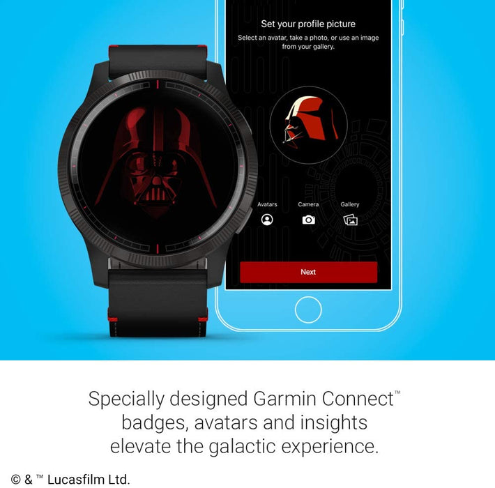 Garmin Legacy Saga Series, Star Wars Rey Inspired Premium Smartwatch, Features Jedi White Elements