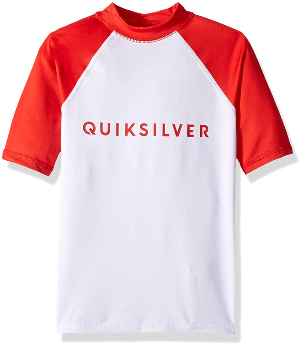 Quiksilver Boys' Little Always There Short Sleeve Youth Rashguard UPF 50+