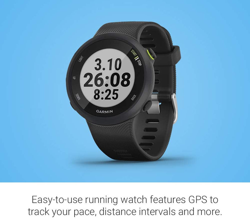 Garmin Forerunner 45S, 39mm Easy-to-use GPS Running Watch with Coach Free Training Plan Support
