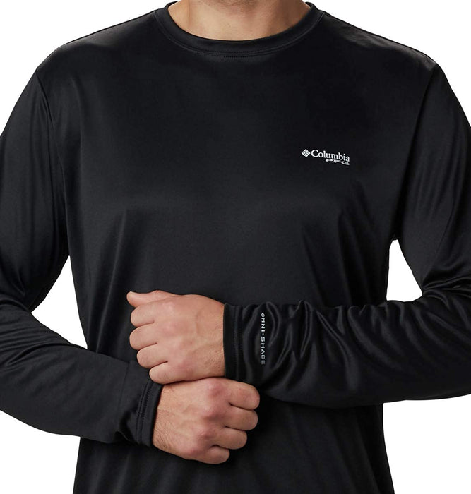 Columbia Men's Terminal Tackle PFG State Triangle Long Sleeve, Moisture Wicking
