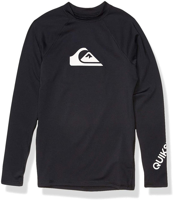 Quiksilver Boys' Big Time Long Sleeve Youth Rashguard Surf Shirt