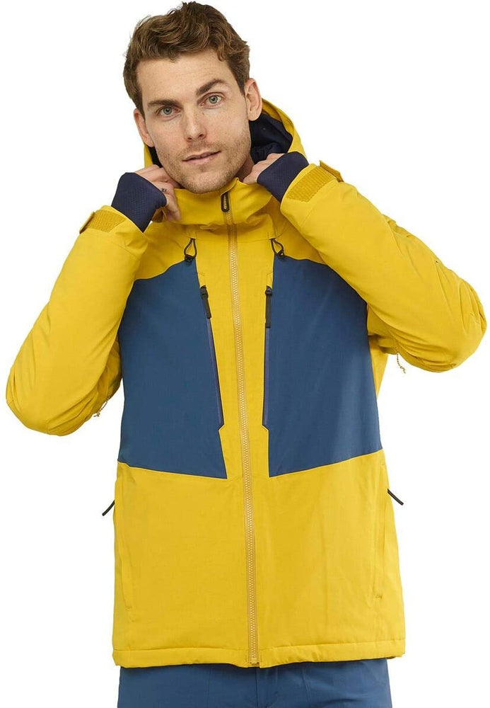 Salomon Highland Jacket - Men's Lemon Curry, XXL