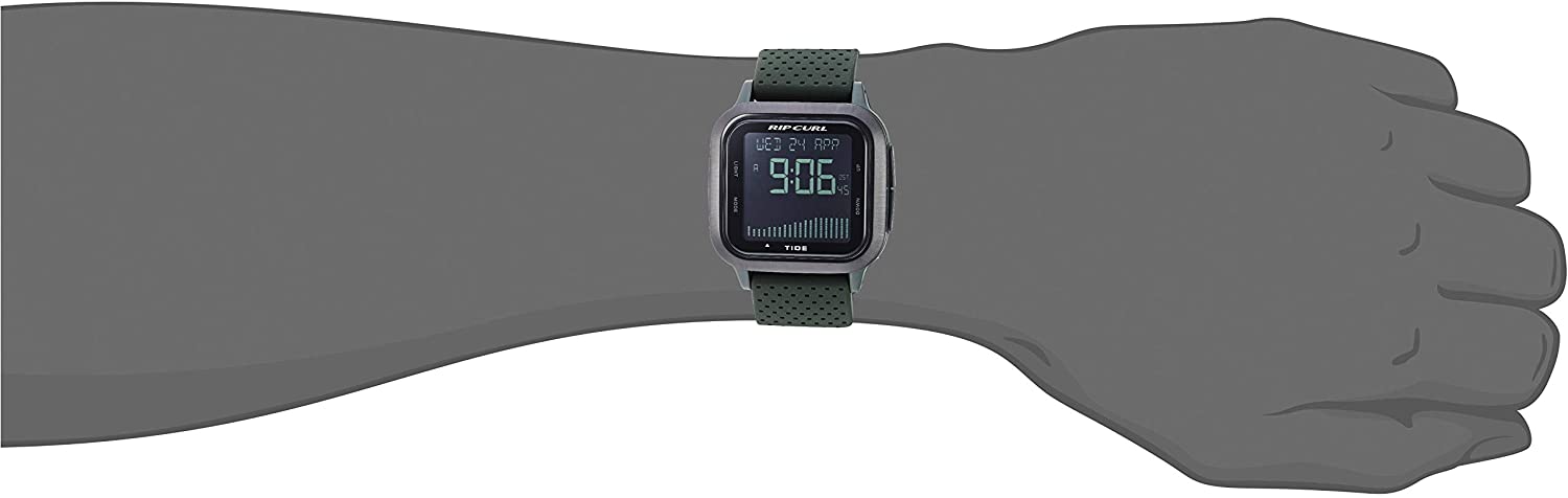 Rip Curl Men's Quartz Sport Watch with Silicone Strap