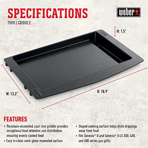 Weber 7599 Weber Genesis II Griddle
