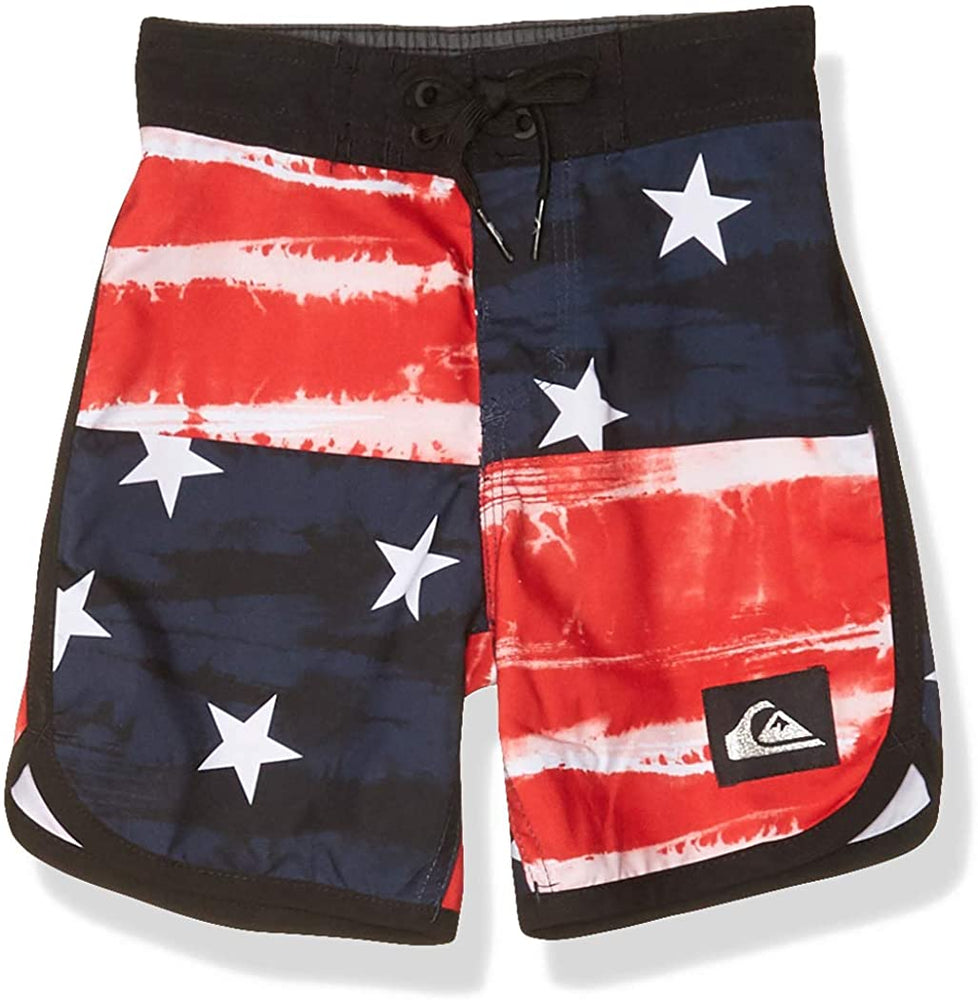 Quiksilver Boys' Little Everyday Freedom Quad 14 Boardshort Swim Trunk